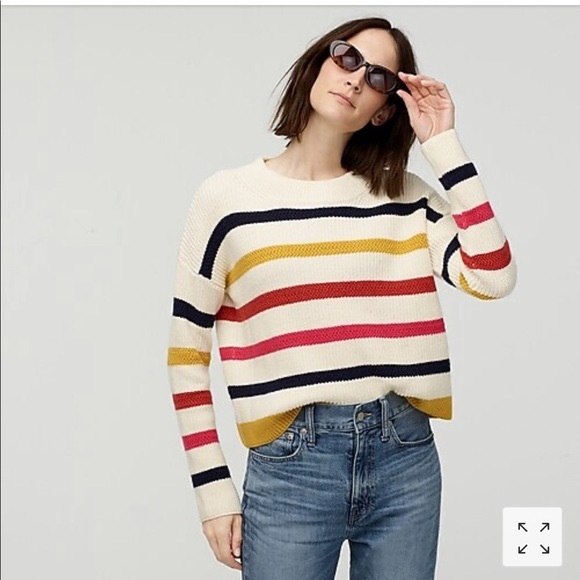 J Crew X The Reeds Striped Sweater 